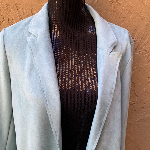 🎉HOST PICK🎉 Joan Vass Faux Suede Jacket - Sz L - Picture 3 of 6
